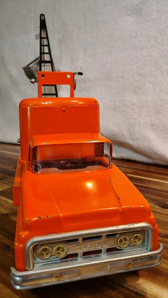 复古 20 世纪 60 年代 Tonka Mobile Clam 起重机-形状很好 — 第 3/4 张图片