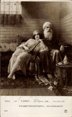 Künstler Ak Ernst, R., Seine einzige Freude, Mann, Frau mit Laute - 4391366