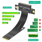 M.2 Key M 4.0 to PCI-e 4.0 4X Nvme 4.0 to PCI-e PCI-Express 4X Extension Cable