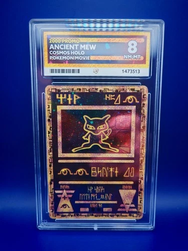 Ancient Mew Cosmos Holo 2000 Promo Pokémon Movie Graded NM-MT ACE 8