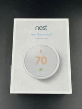Nest Thermostat E Programmable Smart Thermostat - White (T4000ES) EUC