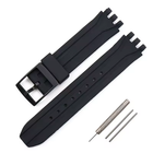 18mm Silicone Strap for Swatch SUIK400 SUIB400 Rubber Waterproof Sport Band