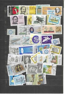 ARGENTINA-COLLECTION-MIXED PERIODS-MANY SETS-ALL DIFF-ALL USED-F-VF-#15