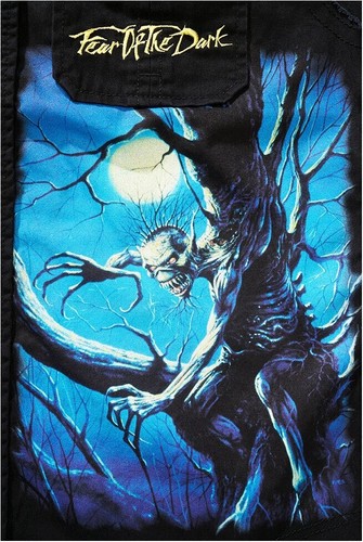 Iron Maiden Vest Jacket Heavy Metal Band Black Sleeveless Fear Of The Dark - Picture 4 of 6
