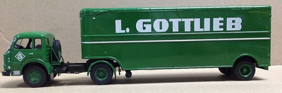 SAVIEM JL23 JL-23 L.GOTTLIEB 1:43 TRUCK TRUCK TRUCK & TRAILER ALTAYA IXO SEMI TRAILER