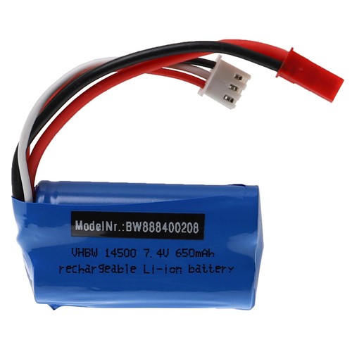 Batterie Li-Po 650mAh 3.7V Pour Modélisme RC - Connecteur BEC, Légère Et Performante