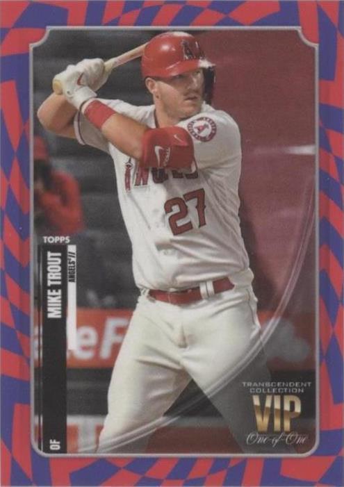 2021 Topps Transcendent Collection VIP Party - Mike Trout #VIP-44 - 1 of 1