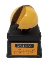 Sommerfeld 064452 Core Box Bits Wood Cutting Bearing R-7/8", L-2 5/8", I-1"