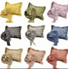 Newborn Vintage Style Bonnet  Pillow Set, Photography photoshoot prop costume