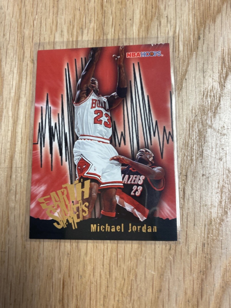 1996 Skybox Hoops Earth Shakers Michael Jordan Card #358 | eBay