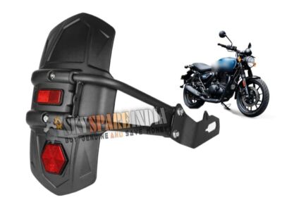 Schmutzfänger Radreifen Hugger kompatibel mit Royal Enfield Hunter 350 schwarz