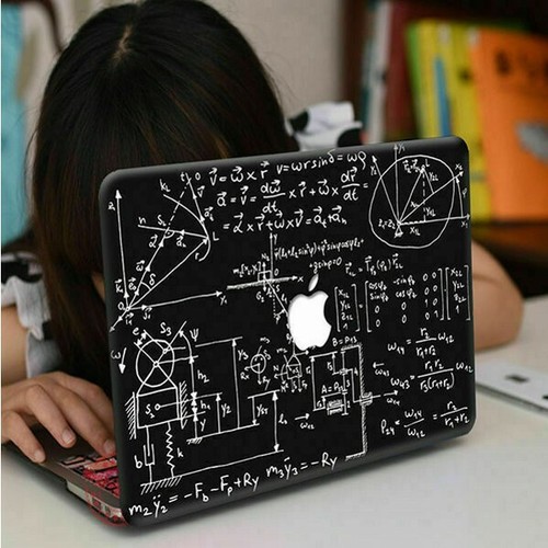 Para Nuevo Macbook Air Pro M1 M2 Pizarra Matemáticas Pintado Estuche Rígido Mate Cubierta de Llavero - Imagen 2 de 29