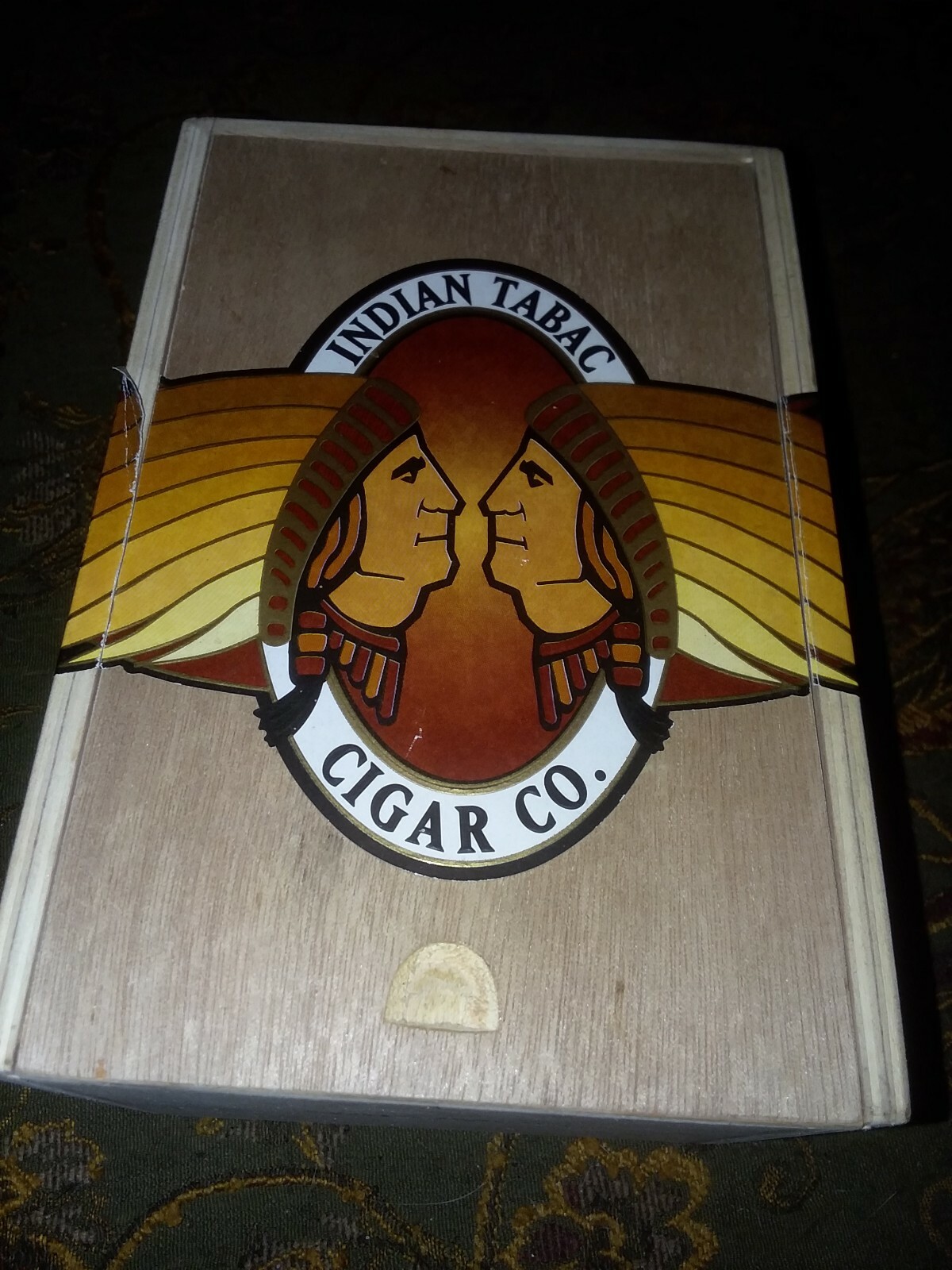 Vintage Cigar Box INDIAN TABAC CIGAR CO. eBay