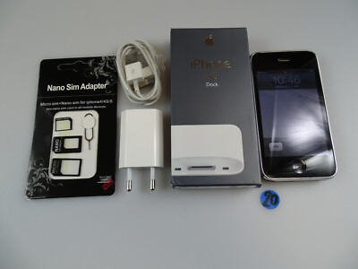 Original Apple iPhone 3G 16GB Schwarz! Ohne Simlock! TOP ZUSTAND! Selten! RAR!