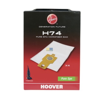 Filterbeutel HOOVER 35601661 H74 PureEpa Original für Staubsauger 4Stück