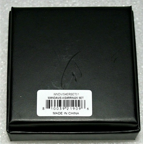 WandaVision Marvel Studios Logo 4 Paar Ohrring verpackt Set Neu aus altem Lagerbestand scharlachrote Hexe - Bild 4 von 4
