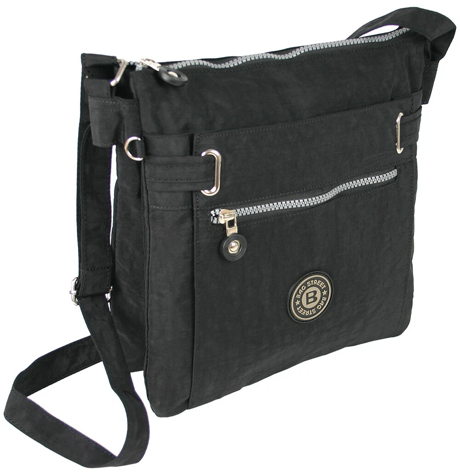 Sportlich-bequeme sehr leichte Damen Umhängetasche / Schultertasche aus Nylon - Bild 2 von 4