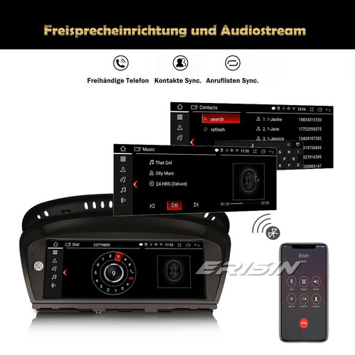 8.8" Android 13 Autoradio GPS 4G BMW 3er E90 E91 E92 E93 5er E60 E61 E63 E64 CCC - Bild 5 von 19