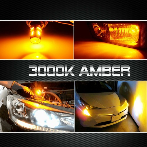 JDM ASTAR T20 7443 7440 Amber Yellow 13-SMD Turn Signal LED Parking Light Bulbs - Picture 6 of 9