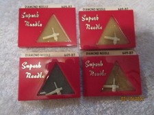 PHONOGRAPH RECORD PLAYER STYLUS NEEDLE - RCA 118200 118199 Lot of 4 NOS 649-D7