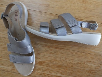 hotter silver sandals