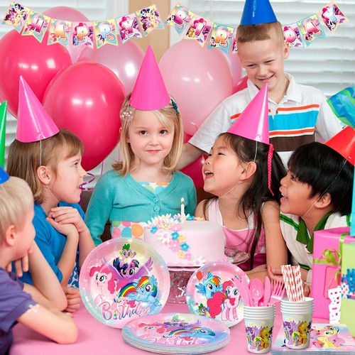 My Little Pony Birthday Party Supplies, 144 Pcs My Little Pony Decorations - Picture 4 of 10