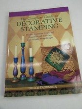 The Complete Guide to Decorative Stamping Craft Technique Instruction Book 33968
