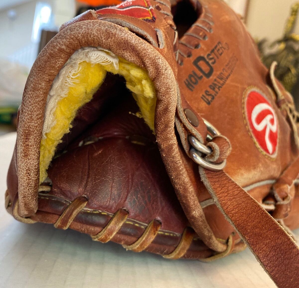 Vintage Rawlings Baseball Glove Mit SG58 The Trap-eze Mark Vintage Rawlings Baseball Glove Mit SG58 The Trap-eze Mark