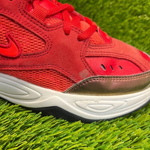 Nike M2K Tekno Mesh University Red Womens Size 8 Walking Running Shoes Sneakers - Picture 5 of 11