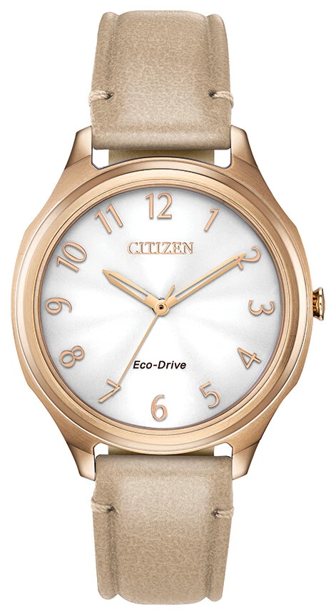 Citizen Eco Drive LTR Women s Arabic Numerals Leather Band Watch