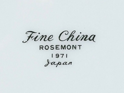 Rosemont Japan Fine China 1971 Dinnerware Collection Pink Roses Floral - Picture 38 of 46