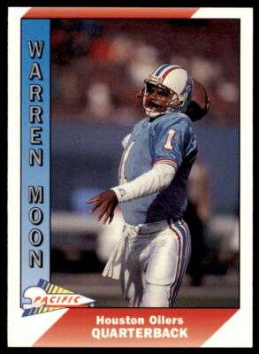 1991 Pacific. Warren Moon . Houston Oilers #181