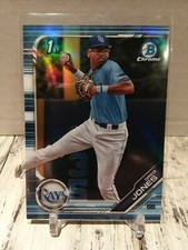 NON AUTO 2019 Bowman Chrome 1st Greg Jones Sky Blue Refractor ROOKIE Rays RC C2