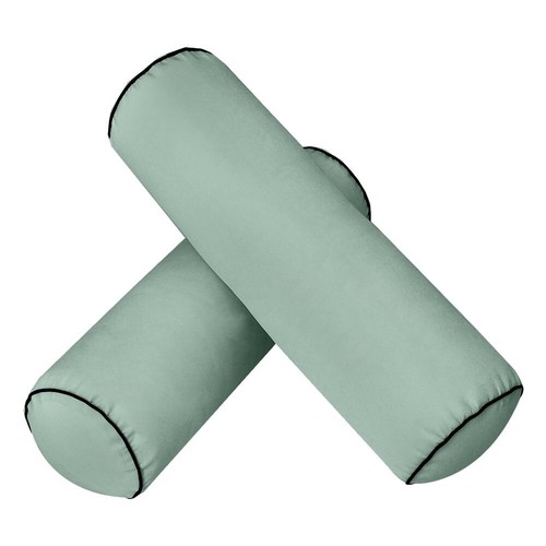 |COVER ONLY| STYLE 2 Twin Bolster Pillow Daybed Porch Swing Contrast Trim AD002 - Picture 6 of 12