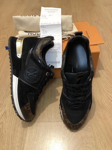 Donna Louis Vuitton Scarpe da ginnastica in fuga con ricezione-Nero/Marrone  UK 2.5 | eBay