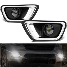 Pair Led Fog Lights For 2015 16 17 18 19 2020 Chevy Colorado Bumper Front Lamps