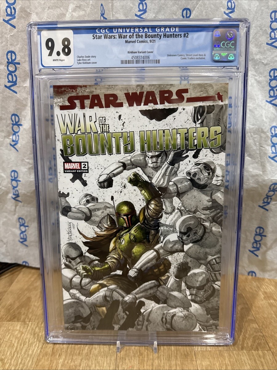 Star Wars War of the Bounty Hunters #2 CGC 9.8 Tyler Kirkham Cover