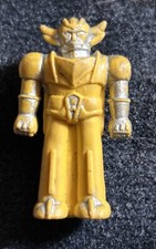 Vintage 1980  s Shogun Warriors Super Robot Pencil Topper Yellow Hong Kong