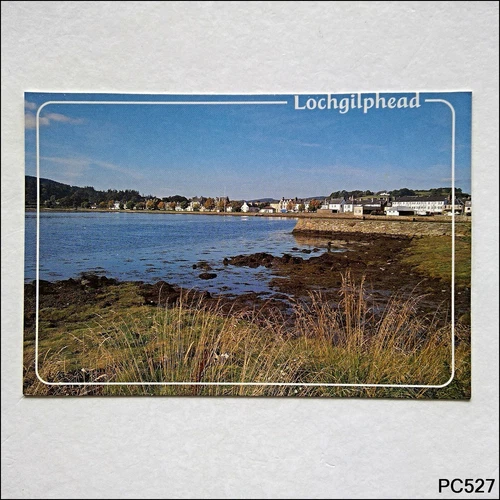 Lochgilphead and Loch Gilp Argyll Scotland Postcard (P527) - Picture 1 of 2