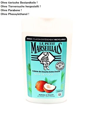Duschgel Kokos Le Petit Marseillais Kokosnuss Duschcreme 250ml aus Frankreich - Bild 1 von 2