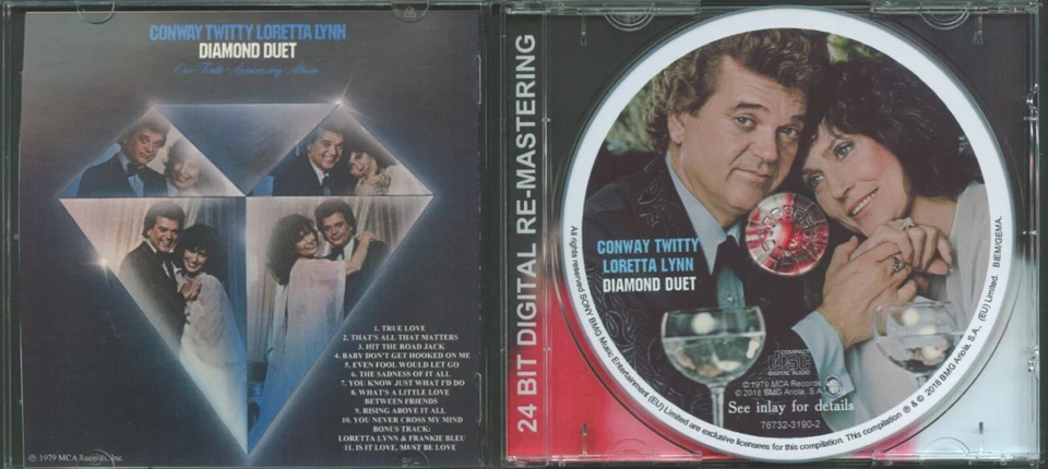 CONWAY TWITTY & LORETTA LYNN - DIAMOND DUET - Image 3 of 3
