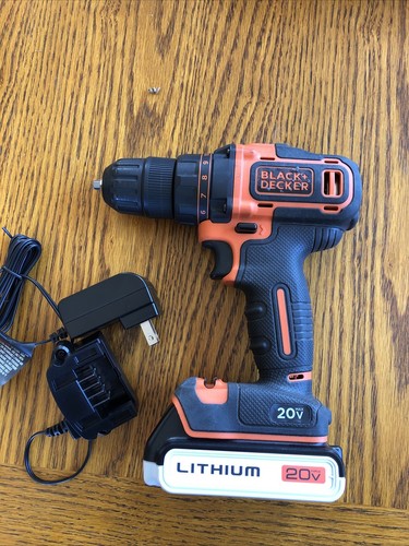 Black \u0026 Decker BDCDD220 20v Lithium 3/8 