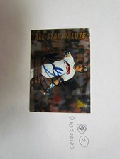 1995 Pinnacle Zenith Manny Ramirez Signed Baseball Card