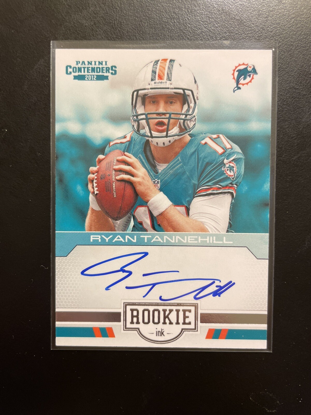 2012 Panini Contenders #4 Ryan Tannehill RC/Rookie Auto Miami Dolphins BB1
