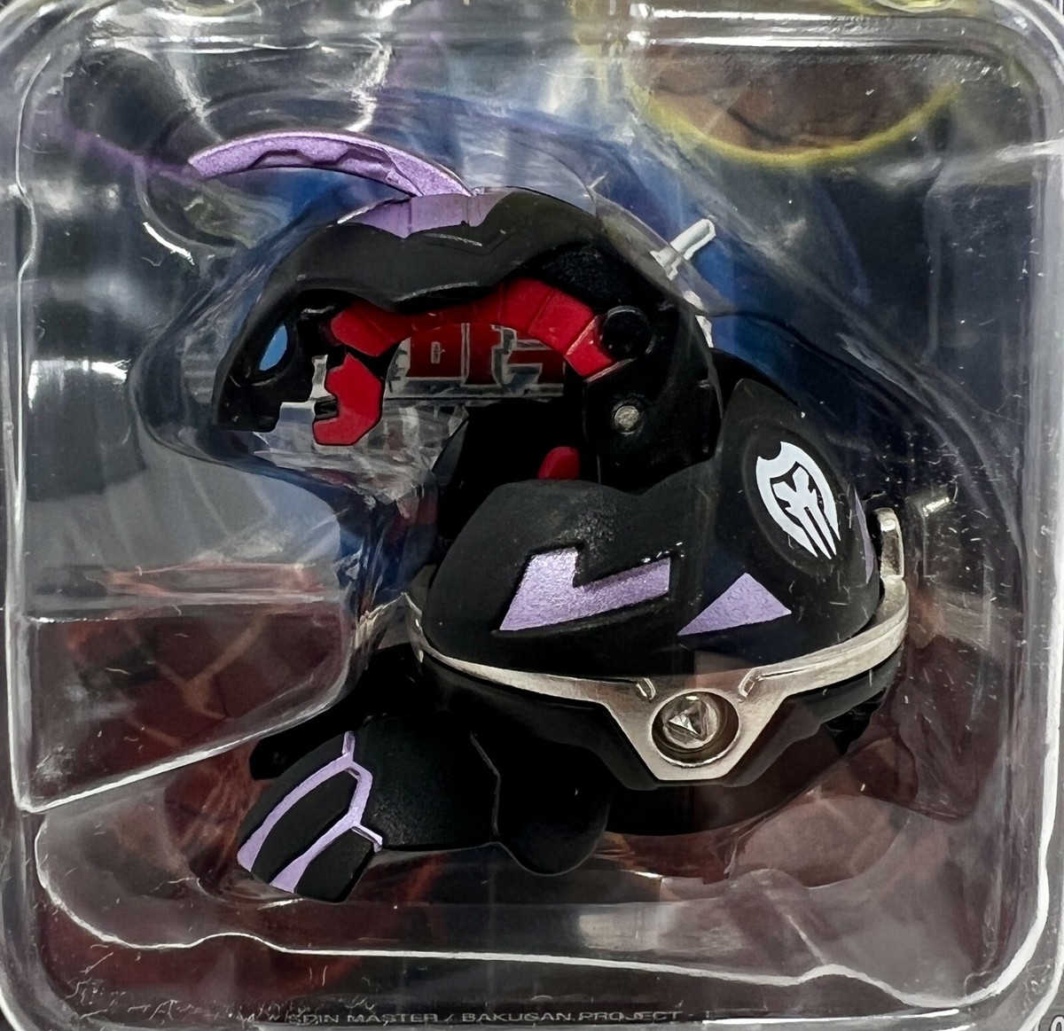 Metal Chrome Bakugan Darkus B1 Delta Meteor Dragonoid Sonokong
