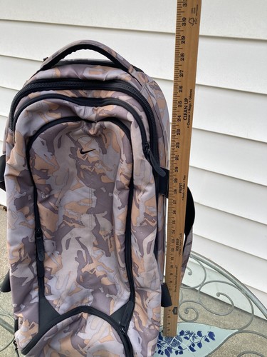 RARE NIKE CORDURA RUNNER PRINT Suitcase Carry On Luggage Travel Roller Wheel Bag - Picture 2 of 15