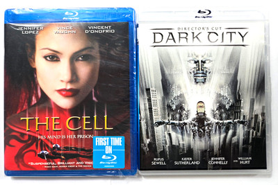 The Cell (2000, New) / Bonus Blu-ray: Dark City: Director's Cut (Like-New)