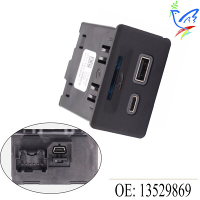 13529869 Center Console Auxiliary USB SD Card Port For GM 2019-2023