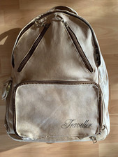 TRAVELLER LEDER-RUCKSACK ❤️ TASCHE Schultertasche Cityrucksack Reise Wandern