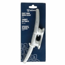 Heavy-Duty Iron Zig Zag 6-Inch Marine Dock Cleat